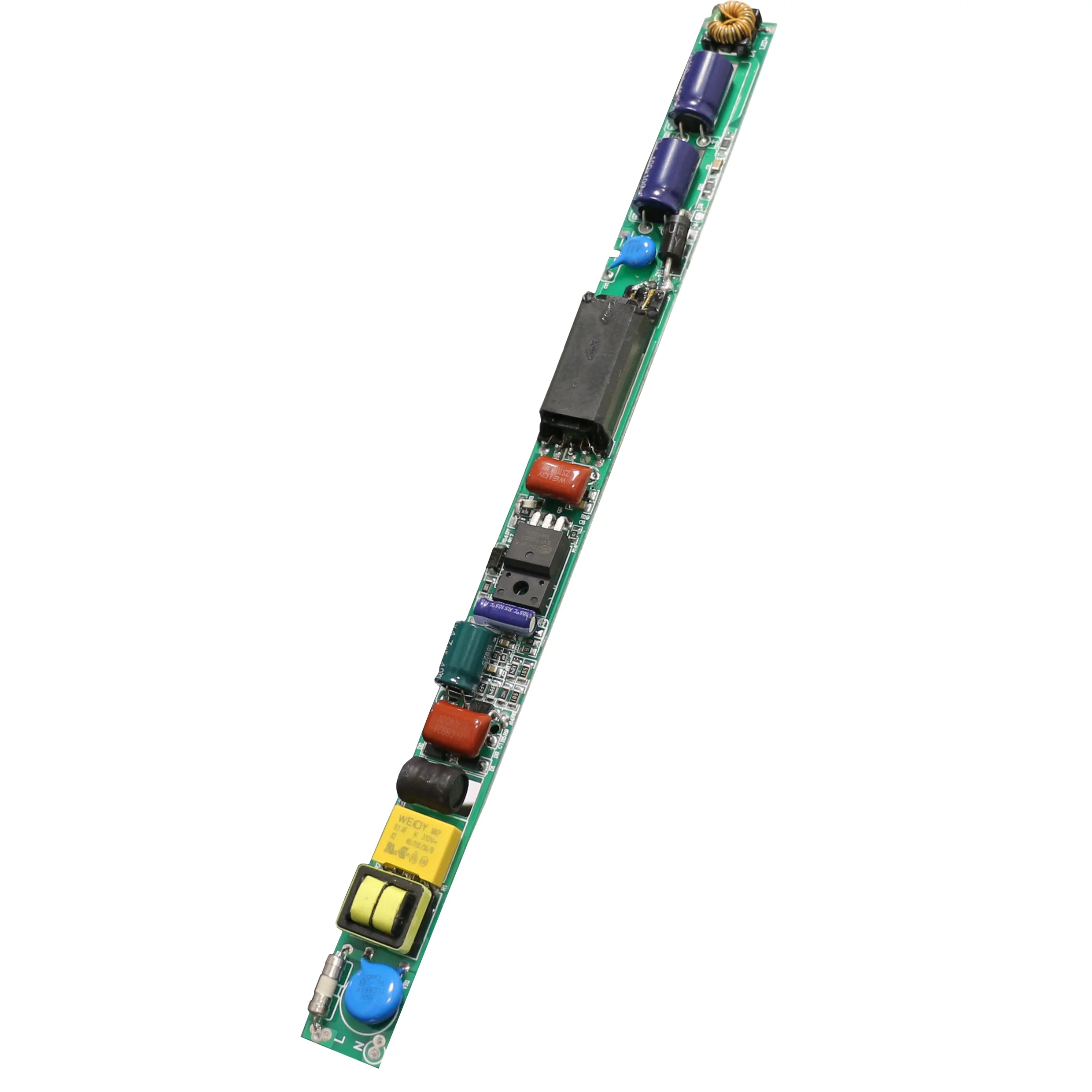 UL утверждение 85-265V PF 0,95 18w 24w 300ma 450ma 600ma постоянный ток изолированный светодиодный трубчатый драйвер