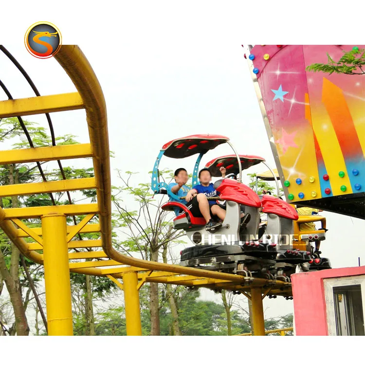 Attraction amusement park sky bike space walk rides sightseeing roller coaster track pedal train rides for sale.jpg
