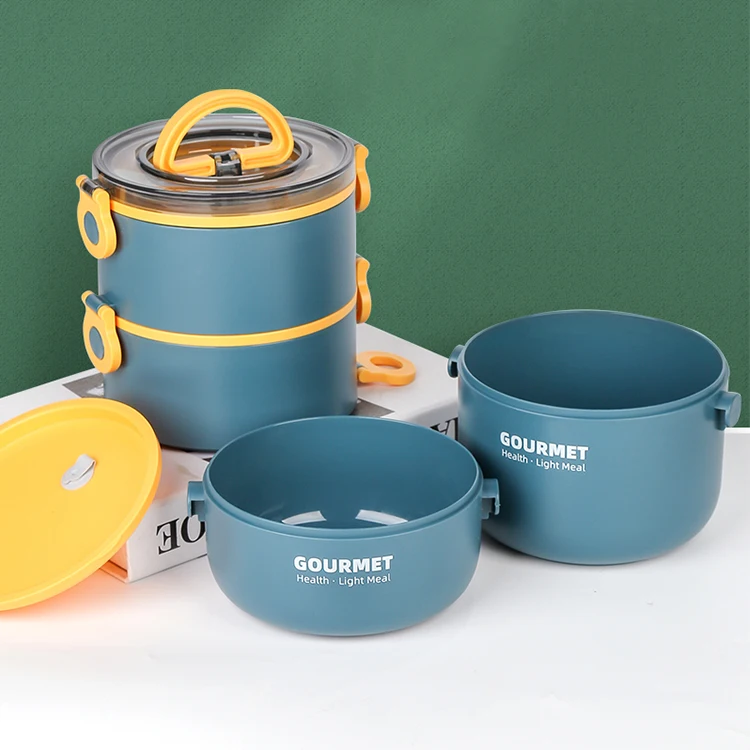 Three floors Stainless Steel Tiffin Carrier Thermal Lunch homio lunch boxes For Kids