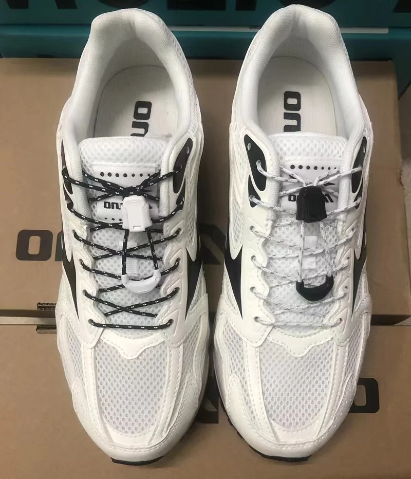 High Quality No tie Shoe laces Round Without ties Adult Kids Quality Running Sneakers Shoelaces Black White Shoes Accessories