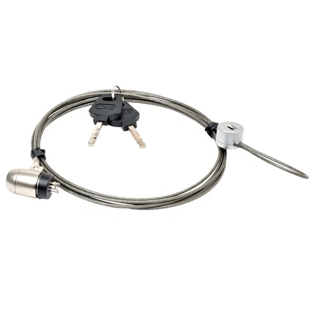 Huili factory whole sale SL-046 laptop computer notebook cable lock with master key
