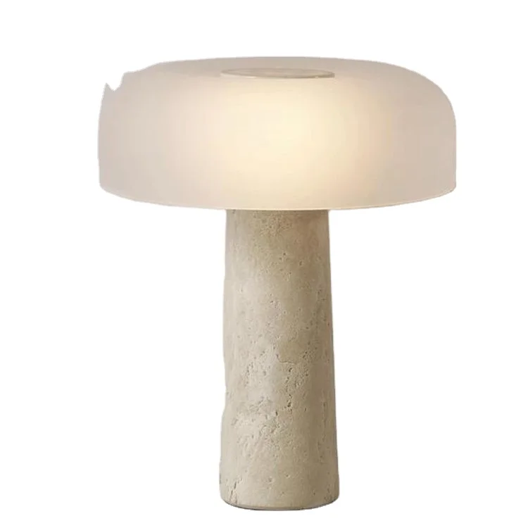 Lumind Modern simple light luxury stone table lamp Nordic style designer creative retro bedside decorative table lamp
