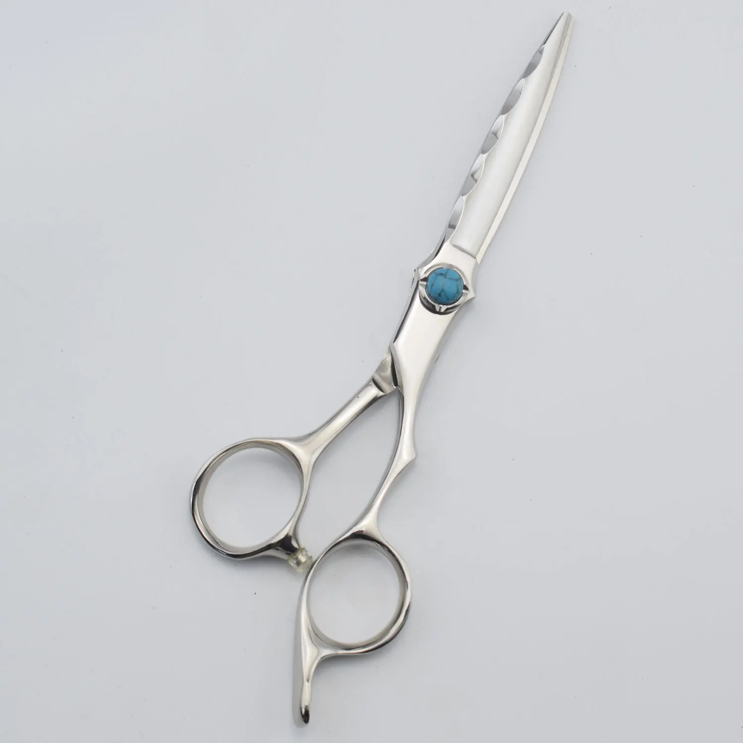 SHIMAMO 6 inch Blue crack professional hair scissors cut hair cutting salon scissor barber thinning shears hairdressing scissors