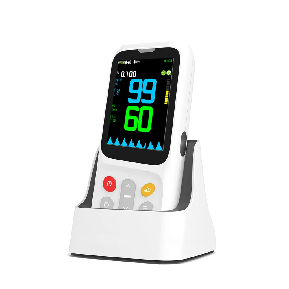 Сенсорный экран мультипараметрический монитор пациента портативный с больничным ICU жизненно важные признаки монитор ручной пульсоксиметр