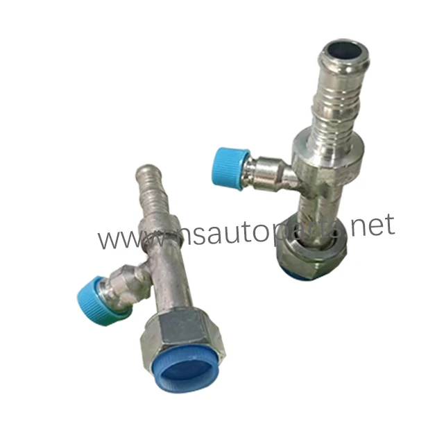 Truck Bus Car Parts Air Conditioning System Aluminum Pipe Fittings Hydraulic Hose Fitting