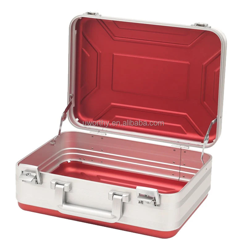 18 inches High End Magnesium Aluminum Alloy Integrally One-piece Molded Case Type Hard Shell Aluminum Briefcase