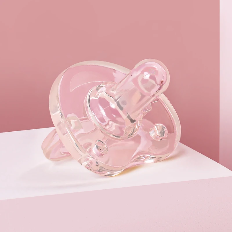 Funny customized Silicone high transparent baby soother dummies Pacifier Baby newborn Teething pacifer