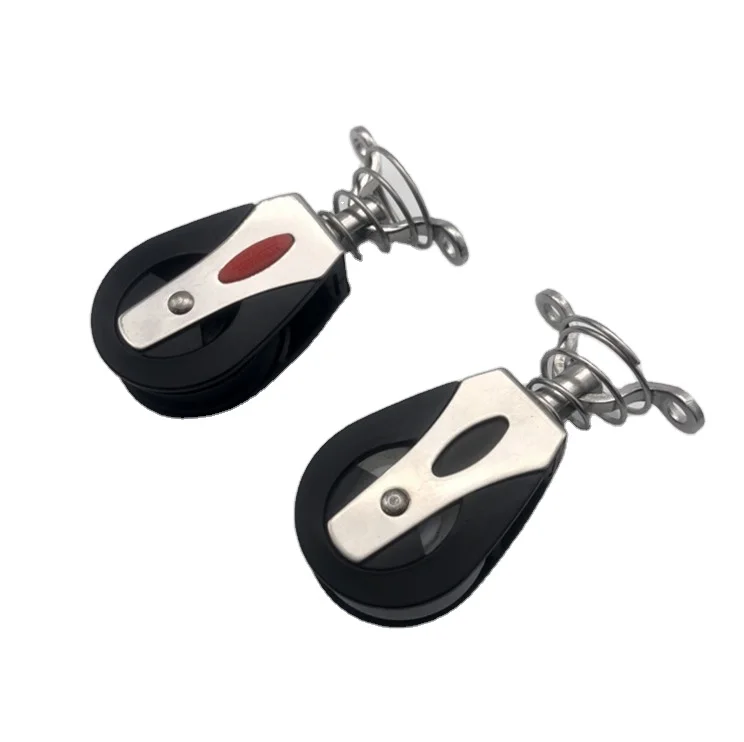 Supplier 316 Stainless Steel Sailing Pulley Block M40 Rope Pulley