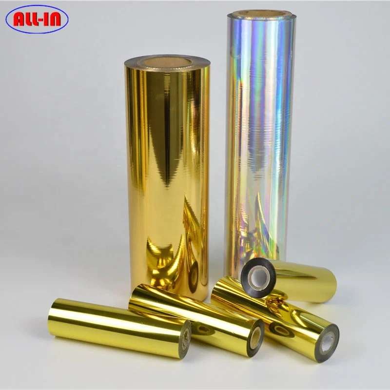 Holographic Silver Hot Stamping Foil Cold for Flexo Printing Labels