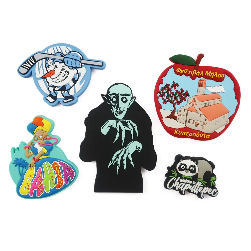 Wholesale custom promotional rubber refrigerator magnet soft pvc fridge magnets tourism souvenirs