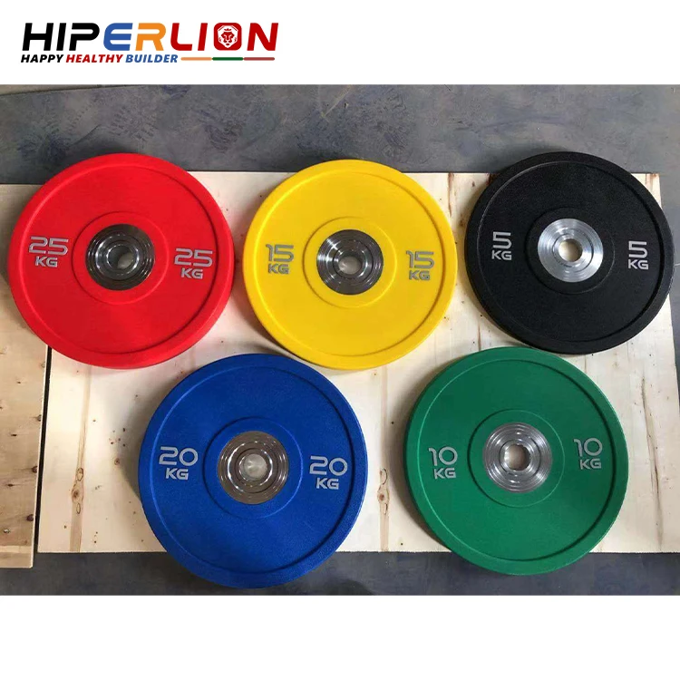
Barbell Kg Manufacturer Equipment Black Gym Lbs Weightlifting 45lb Lifting Free Rubber Custom Set Bumper Weight Plate 