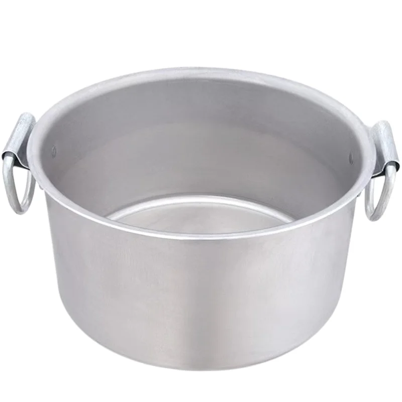 Three piece set aluminum cooker large aluminum pot aluminum soup pot