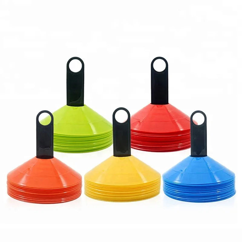 Custom football training equipment sports cone agility training plastic cone