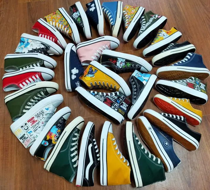 Китайские Женские повседневные парусиновые туфли d, в наличии, смешанный стиль, низкая оптовая цена