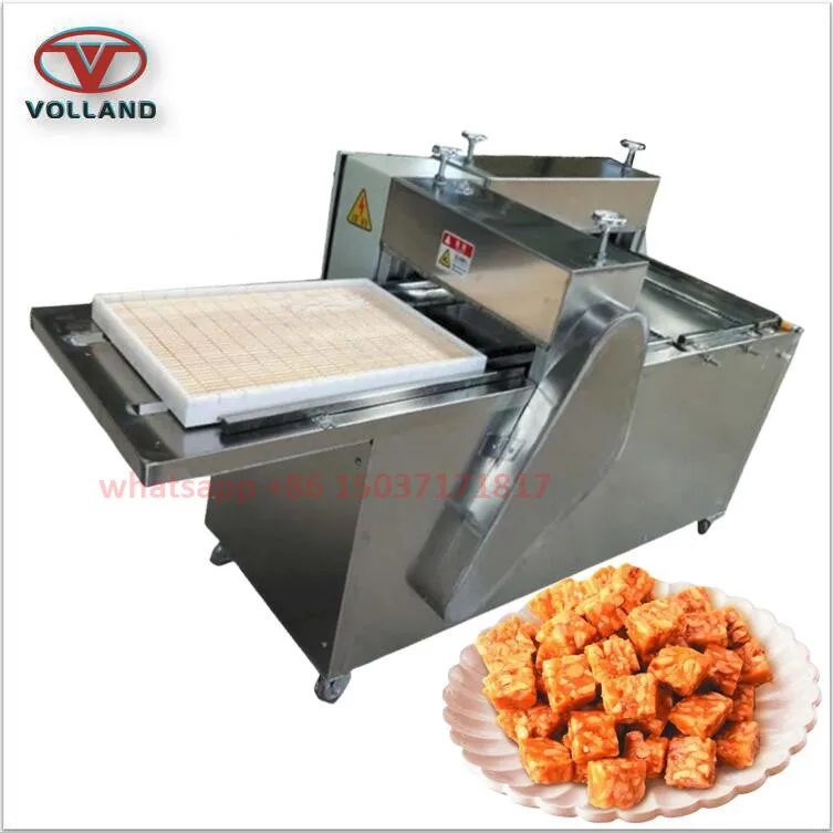 cheese cube dicer/commercial Sesame candy cutter/peanut brittle cutting machine