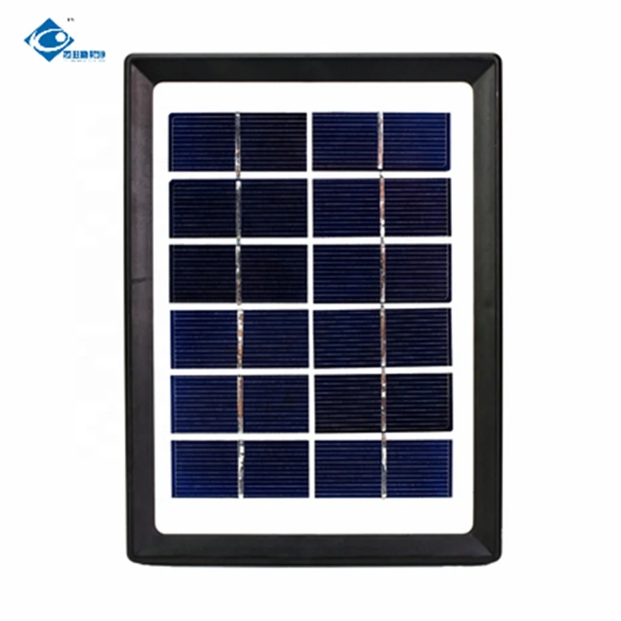 Zhiwang 2.5W 6V Photovoltaic Portable Solar Panel for Outdoor Solar Panel System ZW-2.5W-6V