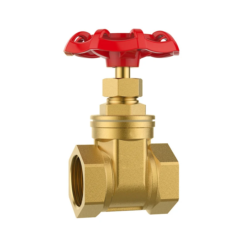API Manual Gate Valve DN15 PN16 Thread Water Control Spiral Water Sluice Brass Gate Valve