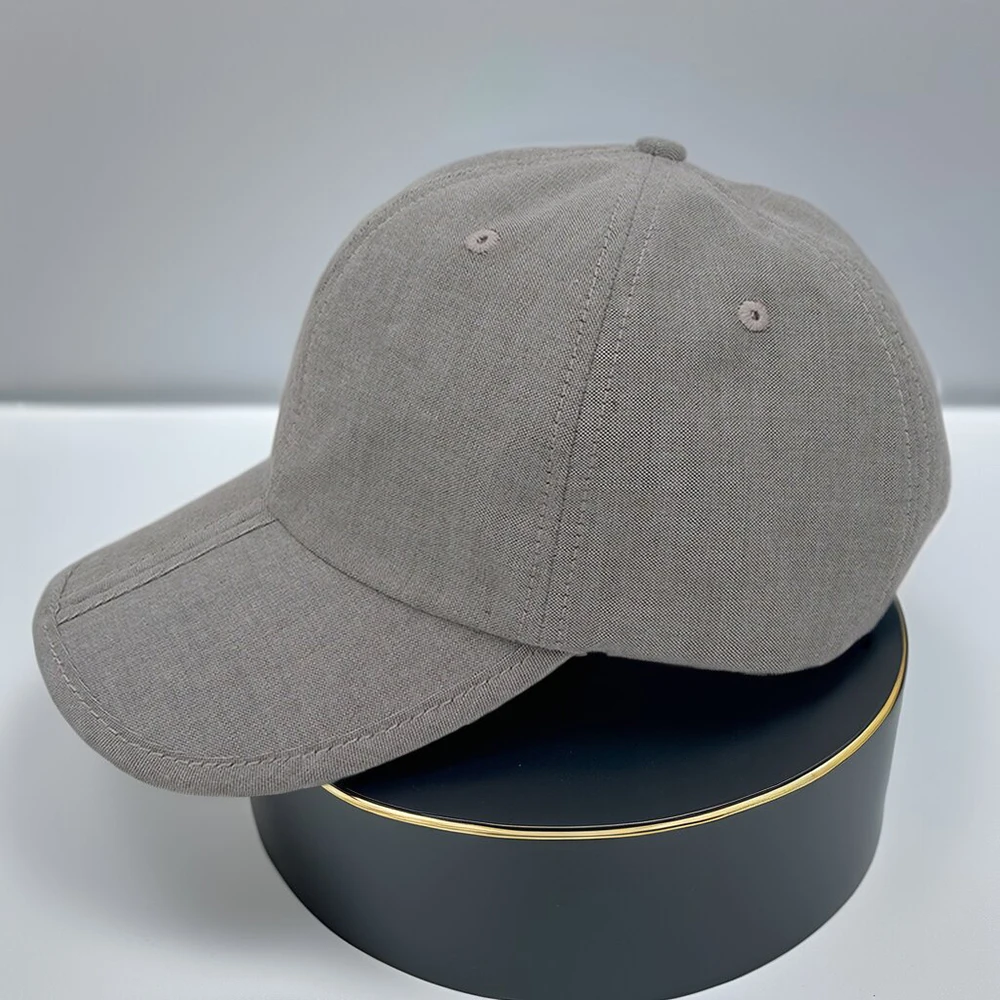 100% Polyester Unstructured Foldable Sports Cap Adjustable Strapped Baseball Cap for Running Business Sporty Style