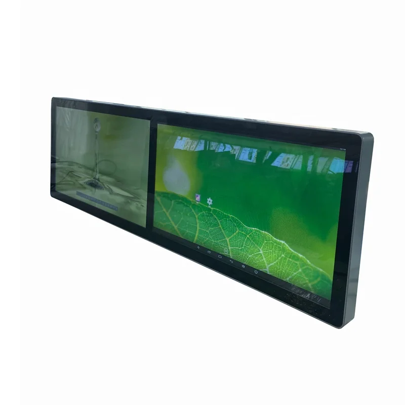 CE Certified Ultra Wide 4K LCD Monitor Stretched Shelf Bar Digital Signage for Advertising Application
