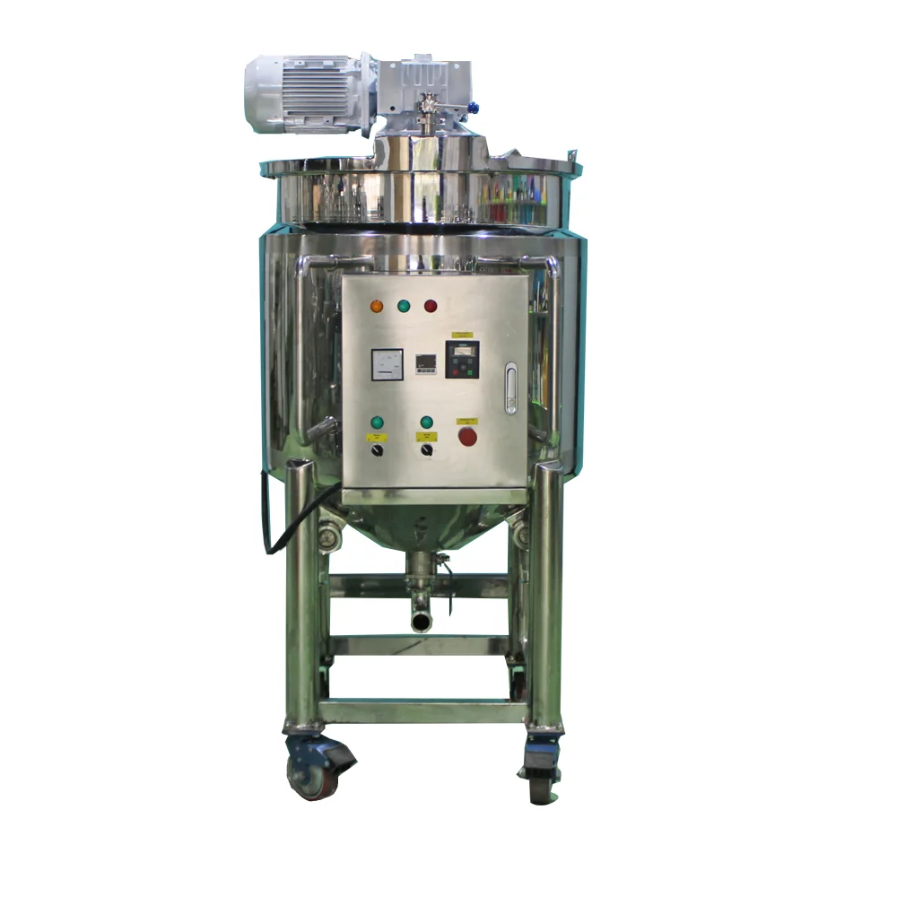 Automatic 300L Shower Gel Mixing Shampoo Reactor Mixer Tank Hand Wash Liquid Soap Detergent Making Machine