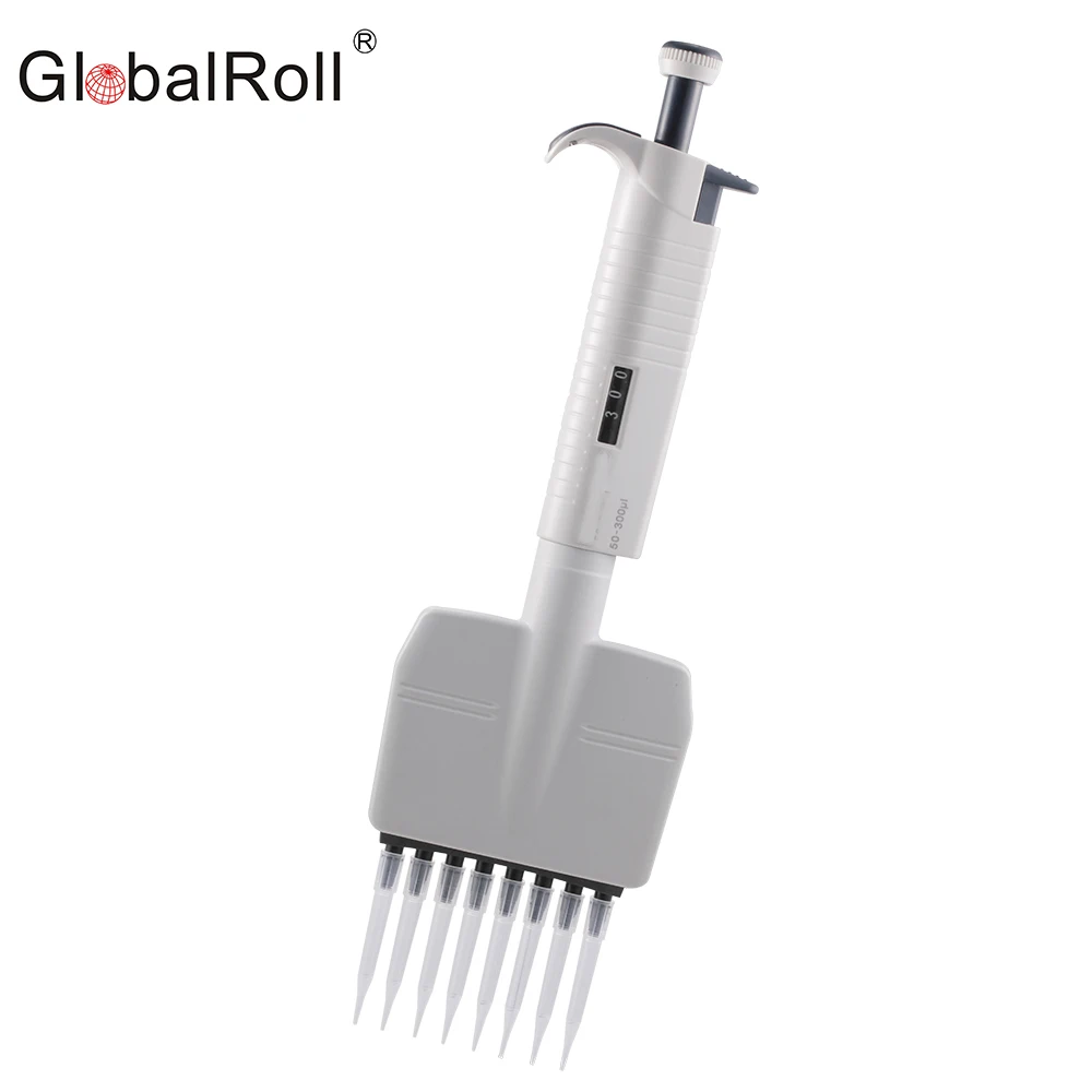 Laboratory high efficiency automatic 8 12 multi channel adjustable volume sterile pipette