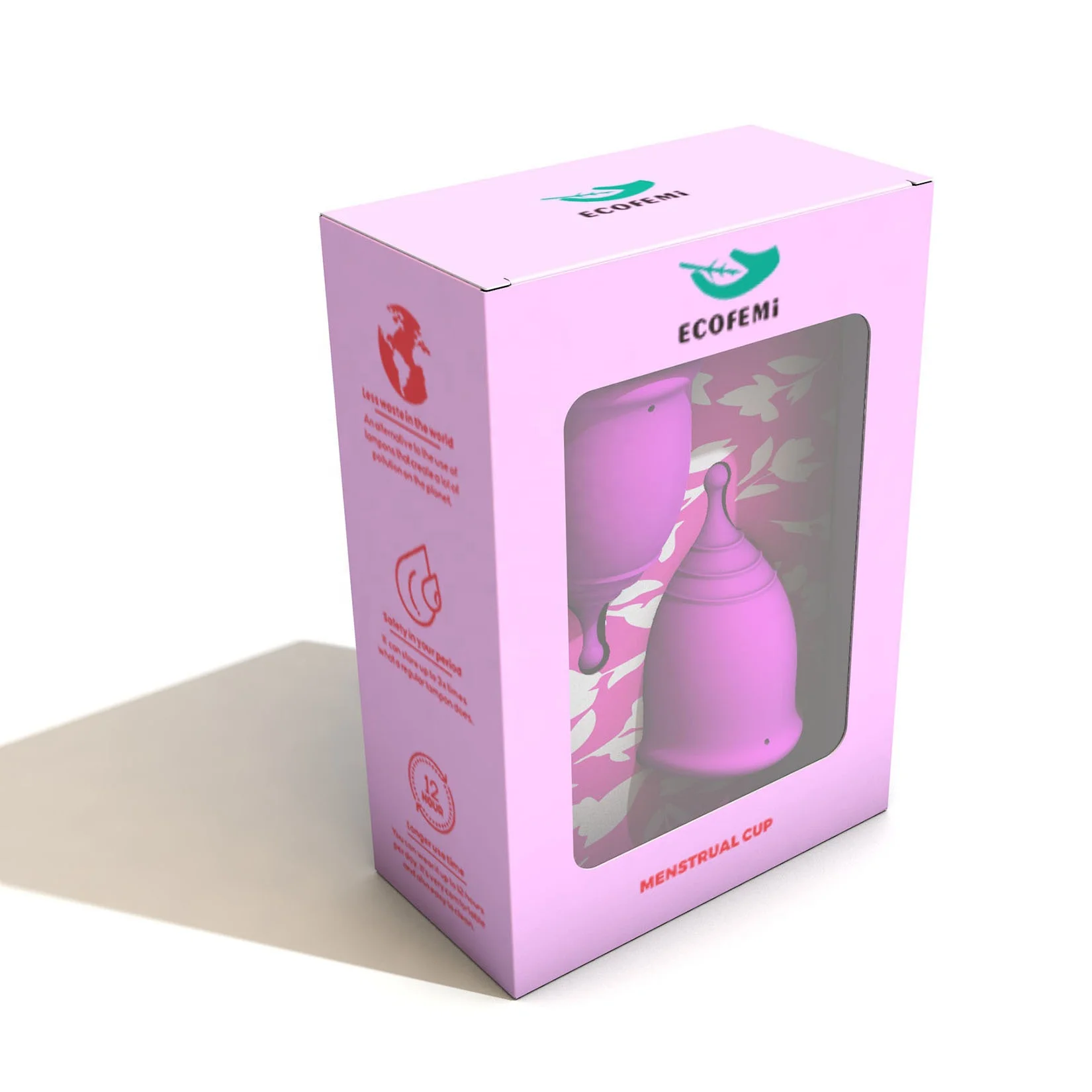 Period Menstrual Cup For Woman Period Reusable Premium Package Silicone Eco Friendly Menstrual Cup Bpa Free