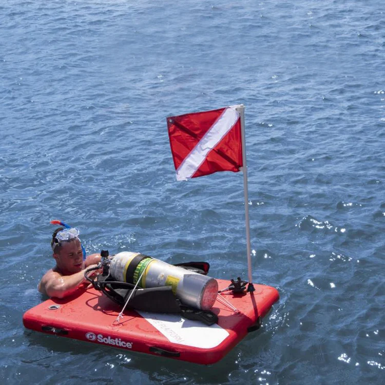 Floating Water Island Inflatable Boat Dock Dive Marine Platform
