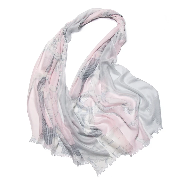 
Manufacturer Supply neck cooling ribbon scarf pashmina scarves in bulk 