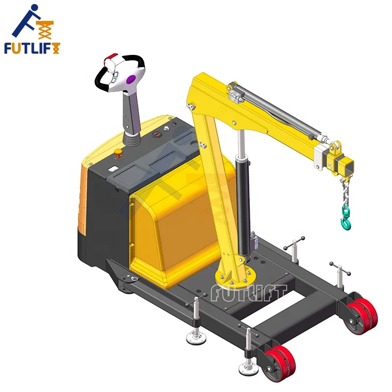 1.5 Tonne Electrical Crane Cargo Lifting Miniature Floor Crane