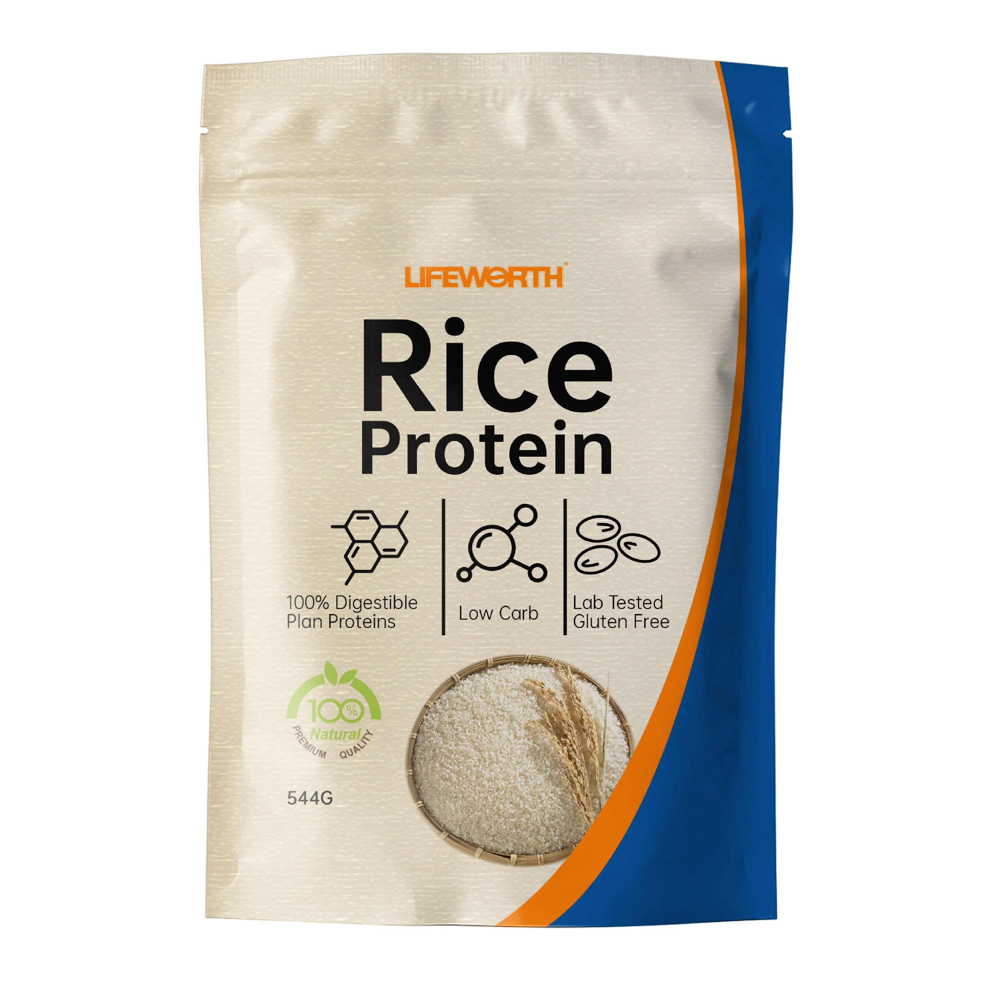 lifeworth sport nutrition supplement concentrate wheat brown rice protein powder pre workout