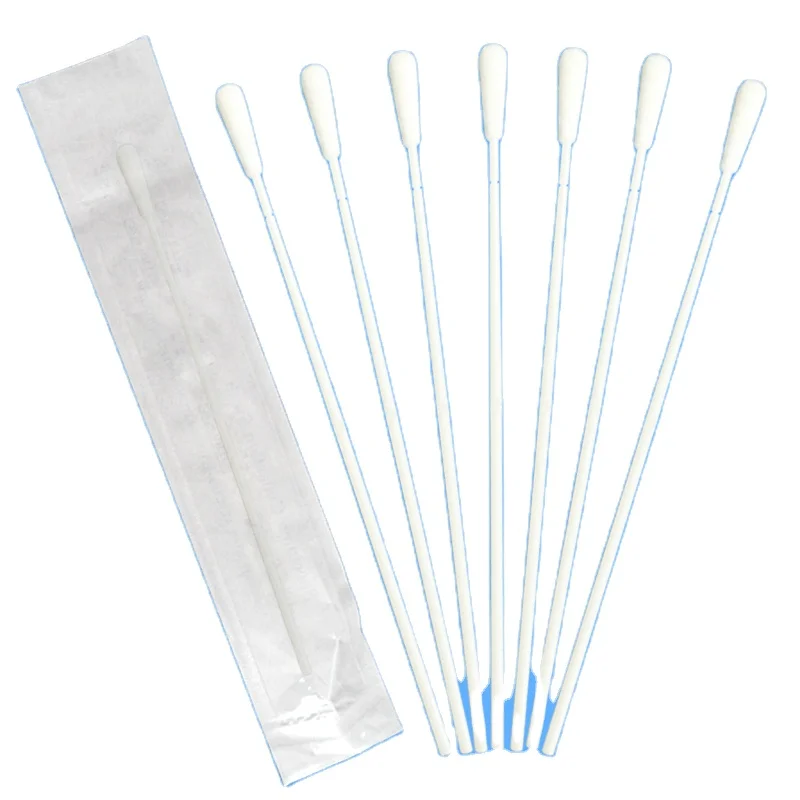 Nasal Cotton Swab Individual Self Test Sterile Nasopharyngeal Swabs Cosmetics Clean Sticks