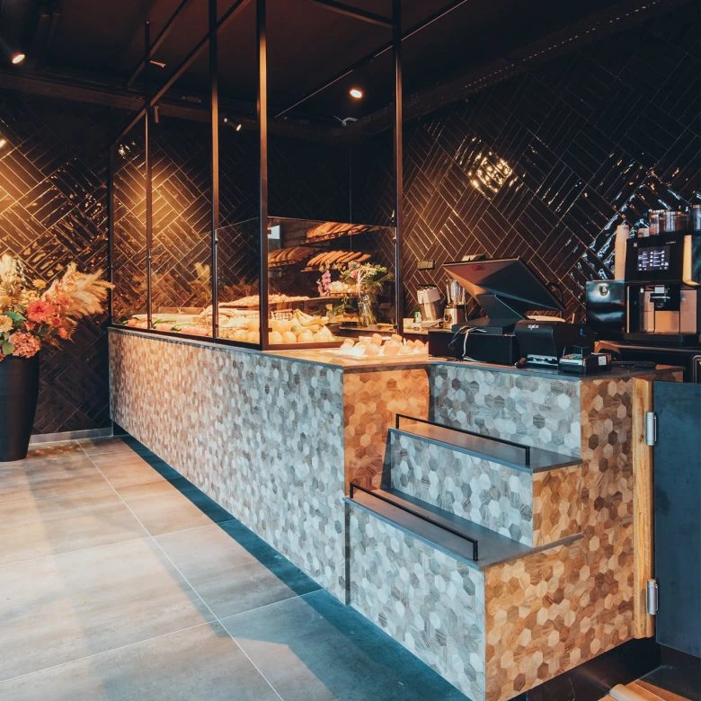 Modern Restaurant Counter Dessert Shop Counter Designs Bakery Display Cake Chiller Lounge Coffee Food Warmer Display Counter