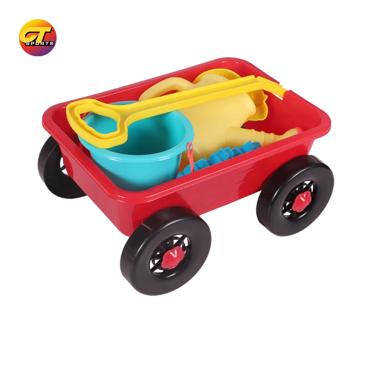 Wholesale Customized Colorful Baby Beach Toys,Sand Toys,Beach Shovel Toys And Cars With Seven Piece Set