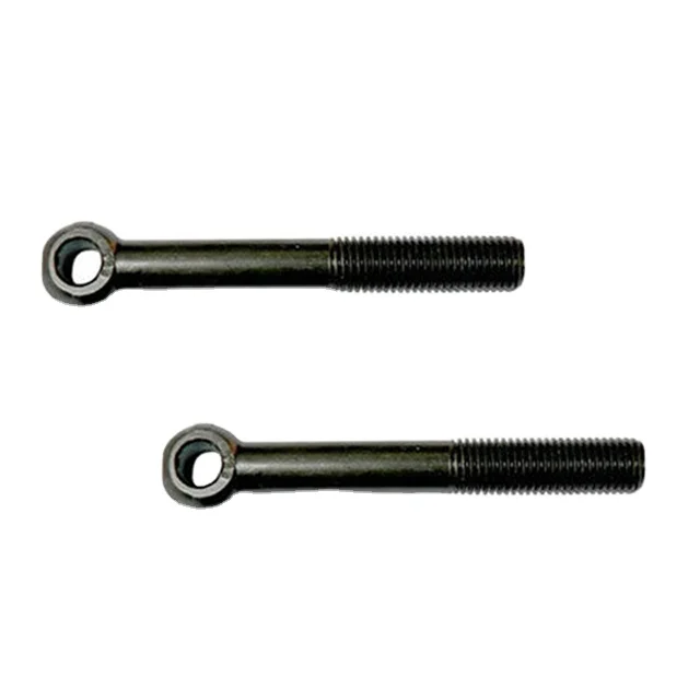 fastener DIN444 galvanized long hook forged lifting round ring m2 m4 m12 stainless steel screw eye bolt and nut