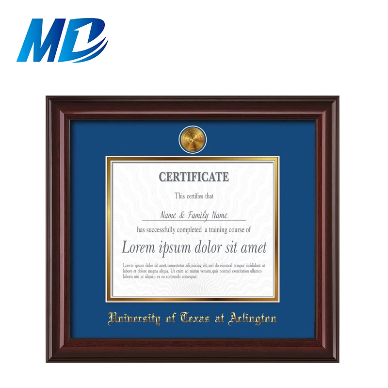  Delicate Stylish A4 Certificate Picture Frame Burgundy Bar Royal Blue