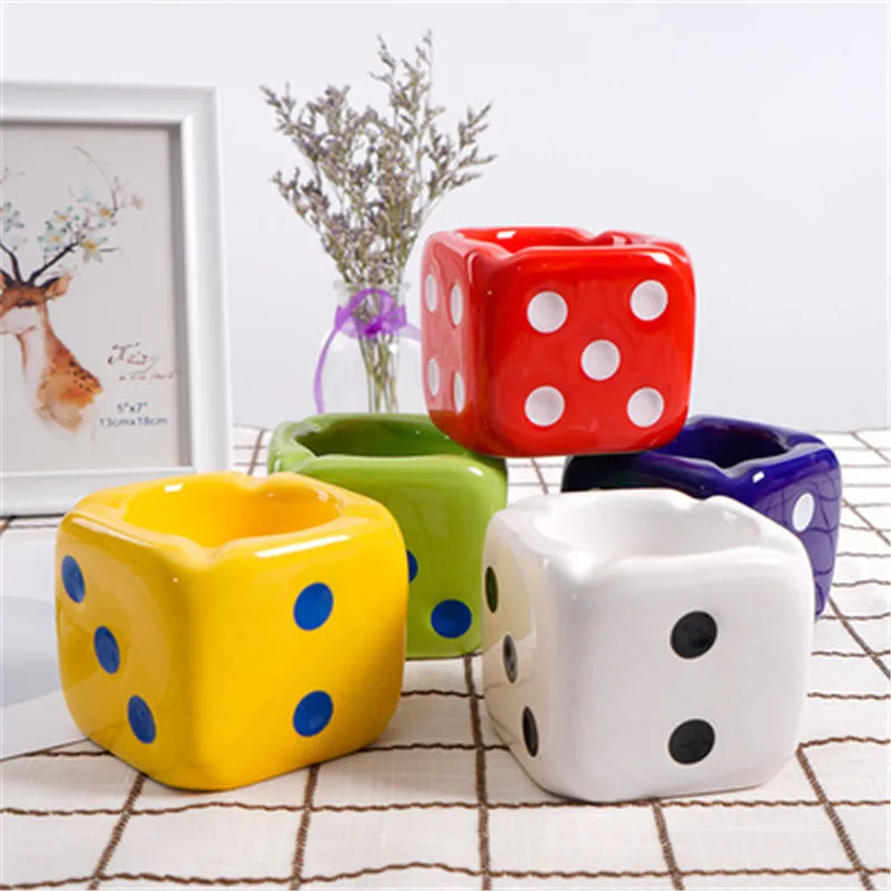 Fancy Ceramic Ashtray Gifts Home Creative Office Decorative Porcelain Ashtray