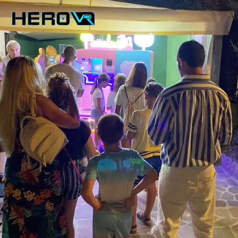 HEROVR New Condition Nostalgia Cotton Candy Marshmallow Vending Machine In Cinema