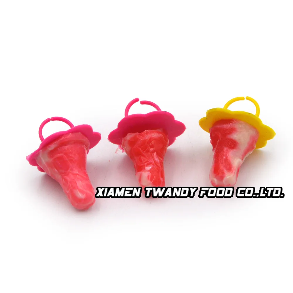 OEM pink cute toy nipple hard candy for kids