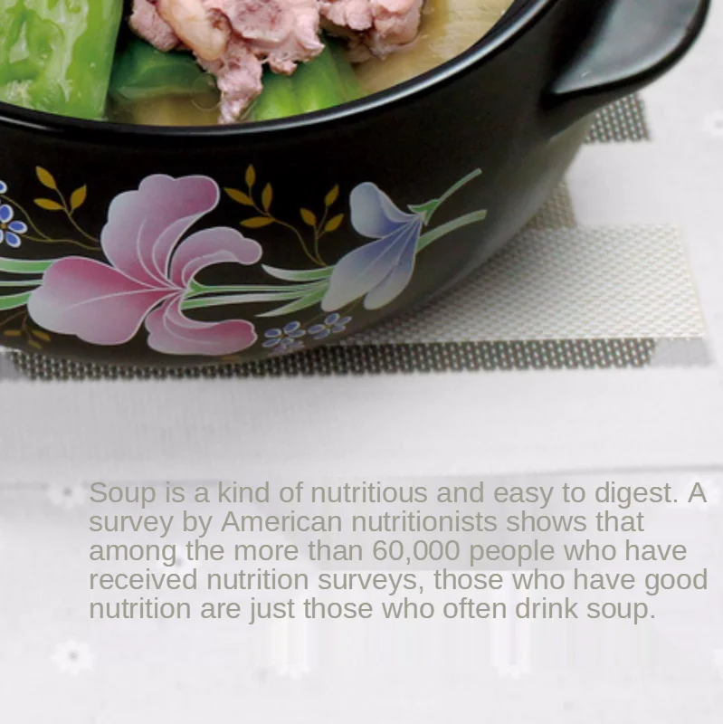 Soup Pot Rice Vermicelli Casserole Casserole Braised Chicken Stew Ceramic Pot Medicine Pot