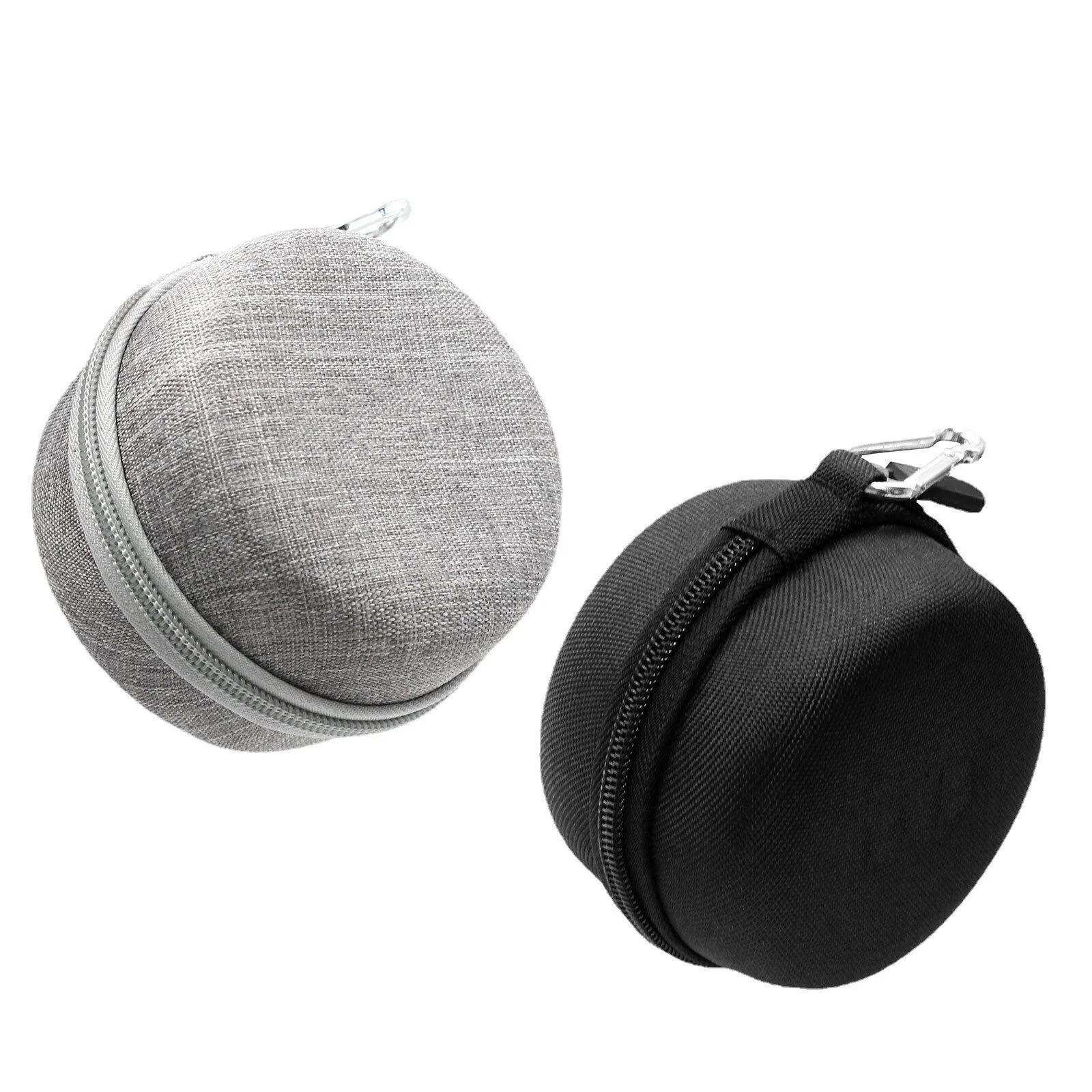 Bluetooth speaker storage bag Round small capacity headphone bag data cable protection case Hard case case