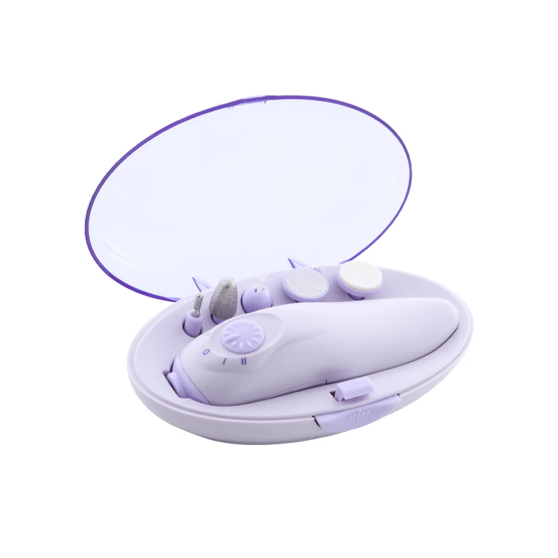 
5-1 Professional Mini Portable Manicure Gel File Buffer Nail Polisher Electric Pedicure Set 