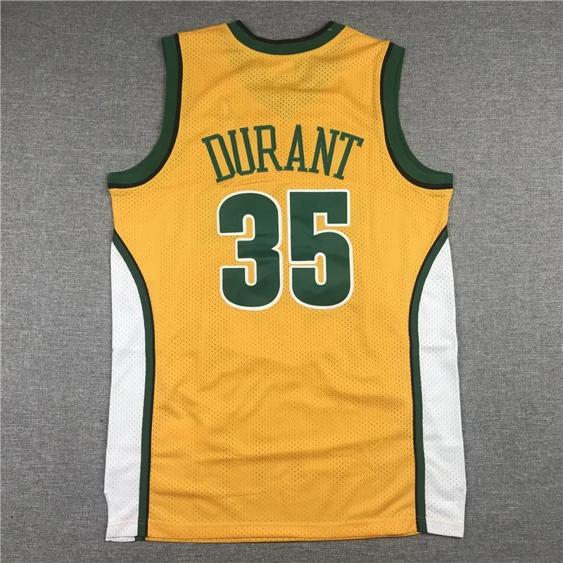 Оптовая продажа Высококачественная быстросохнущая сетка Gary Payton 20 Kevin Durant 35 Shawn Kemp 40 винтажные баскетбольные майки в стиле ретро на заказ