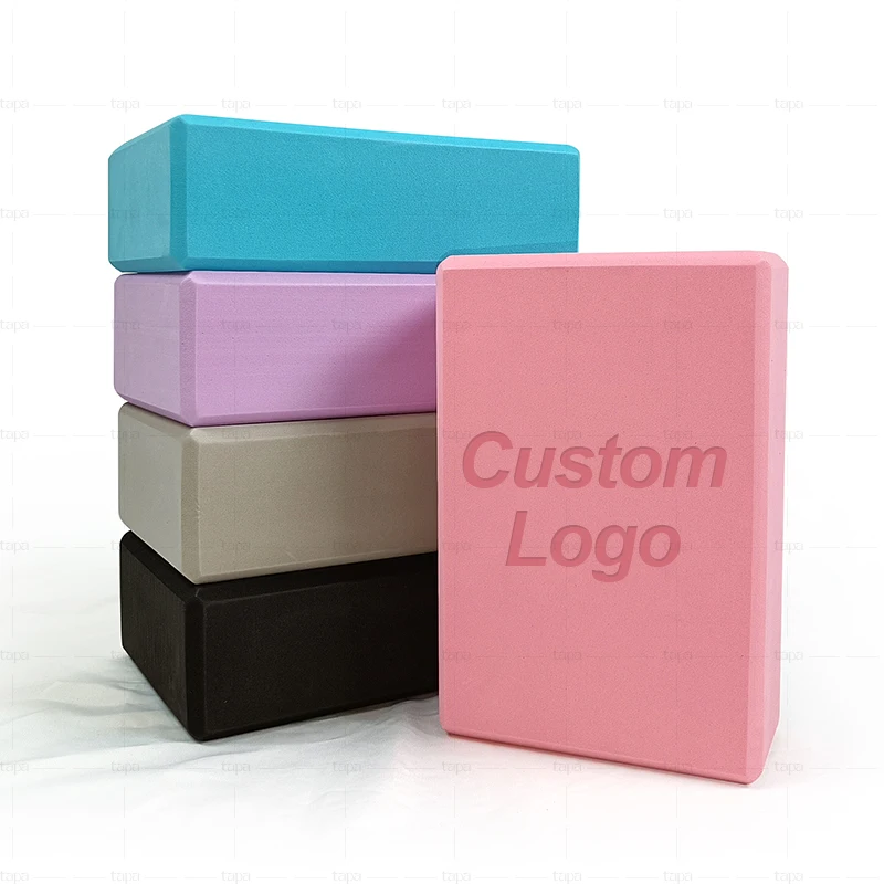 Multicolor Yoga Block Foam Brick Custom Logo High Density for Exercise Pilates Yoga accessories Eva Yoga Block