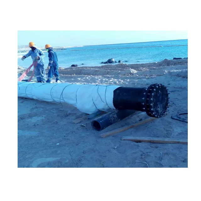 HDPE pipeline with floater and rubber hose hdpe sand slurry dredging pipe for suction dredger