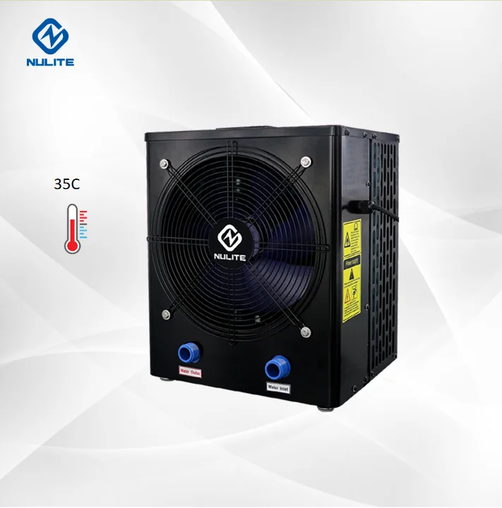 NuLite New energy China factory R32 On/off type mini Spa heater air to water swim pool water heater heat pump pompa ciepla 3kw~7