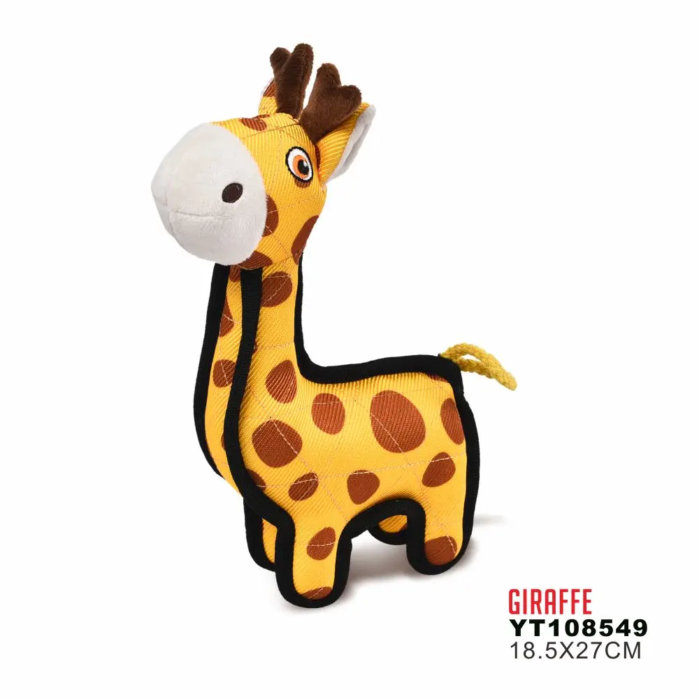 Funny Sweet Land Bright Dog Plush Toys Dogs Toys Double Layers Fabric Durable Pet Chew Toys