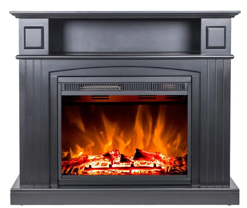 MDF wood electric fireplace mantel fireplace