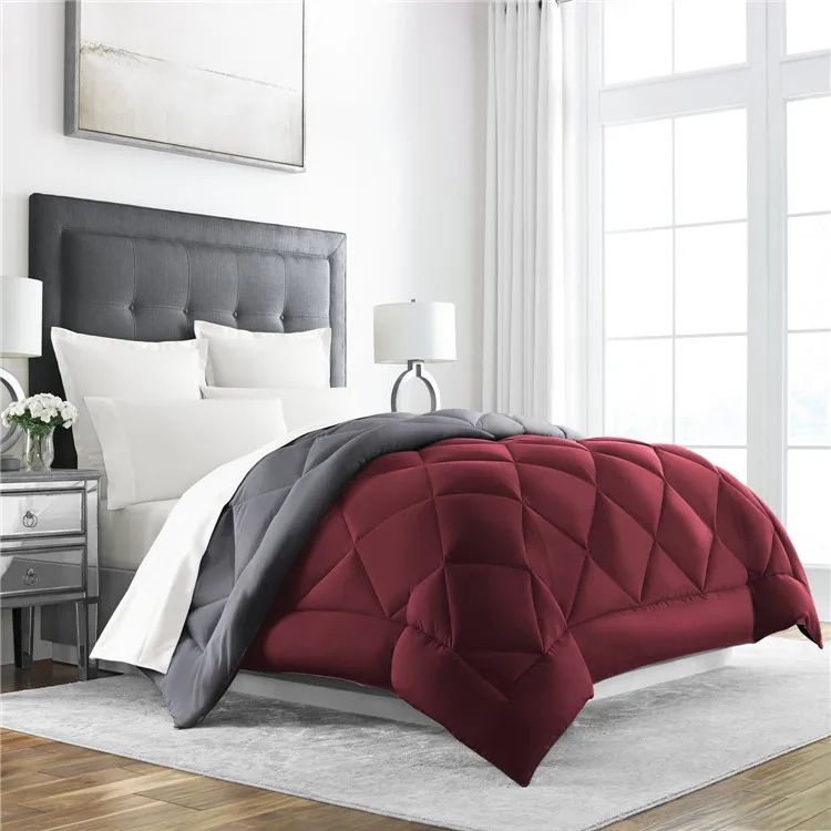 
High Quality Anti-Mite White Brushed Polyester Quilt Comforter Duvet 