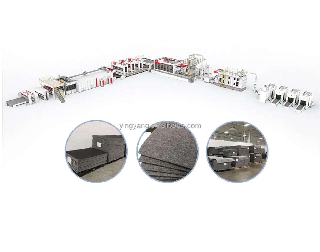 Automotive interiors nonwovens production line nonwoven machinery for automotive trunk nonwovens