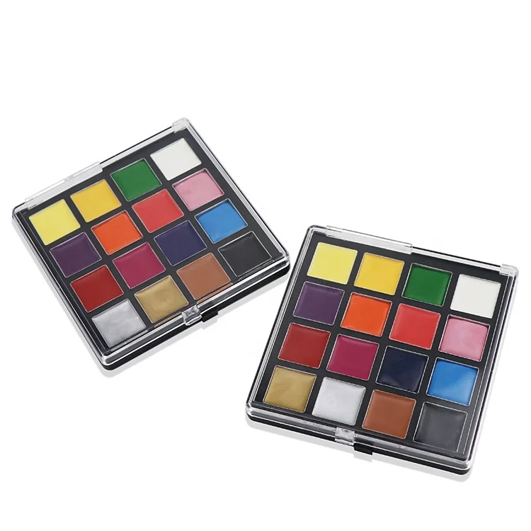 Most Popular Cosmetics Professional Glitter Flash Easy Halloween Body Markers Football Fans Face Paint